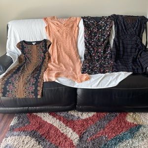 Lot of size 14 dresses.